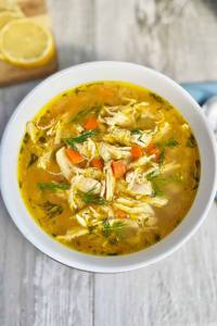 Chicken Lemon Coriander Soup
