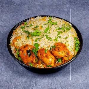 Schezwan Garlic Chicken Rice