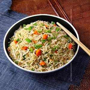 Schezwan Mushroom Fried Rice