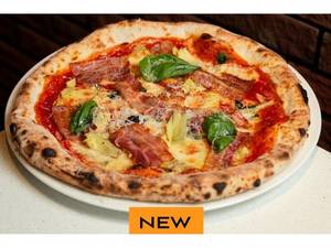 Pizza 10 - Belgian Roasted Pork Bacon & Artichokes (12 Inch)