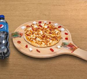 Red Paper Paneer Pizza (7Inch) Coke250ml Combo