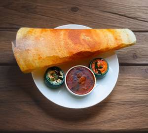 Ghee Masala Dosa With Vada