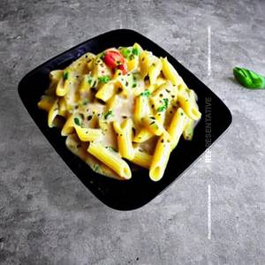 Sweet Corn White Sauce Pasta