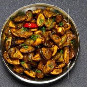Mushroom Pepper Fry