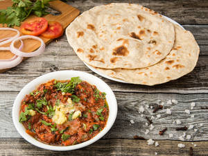 Butter Chicken With 2 Roti