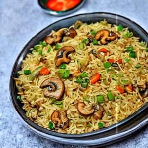 Schezwan Mushroom Fried Rice
