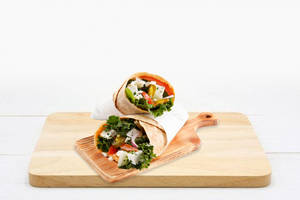 Hummus And Paneer Wrap (High Protein)