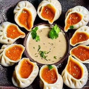 Malai Gravy Momos