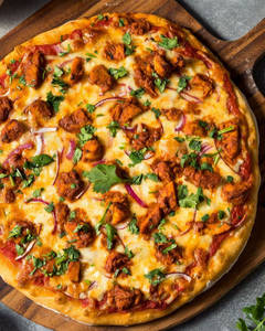 Hot And Spicy Chicken Pizza