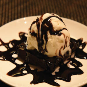 Chocolate Brownie+ice Cream