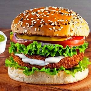 Cheese Grilled Chicken Jalapeno Burger