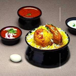 Egg Biryani Half
