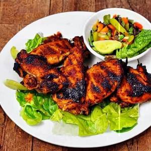 Jerk Chicken Breast Ceases Salad