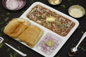 Cheese Pav Bhaji (2 Pav)
