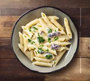 Alfredo Penne Pasta(white)