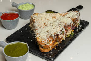Veg Club Grilled Sandwich