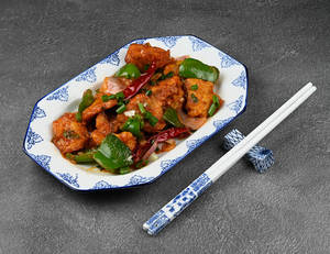 Schezwan Fish (sweet-dry)