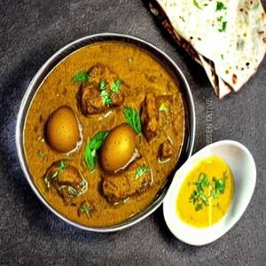 Egg Mutton Tadka Half
