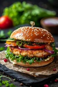 Maha Chicken Burger