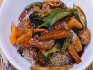 Exotic Veggies Rice Bowl