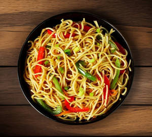 Veg Hakka Noodles