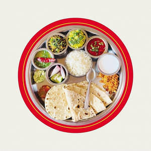 Rice Plate (bhakri)
