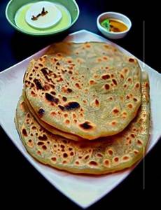 2Aloo Pratha Vth Sabji 