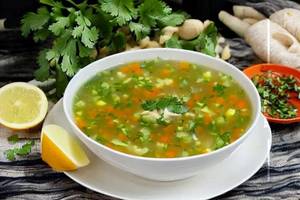 Veg Lemon Coriander Soup