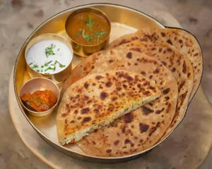 Onion Cheese Paratha