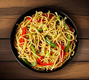 Veg Hakka Noodles
