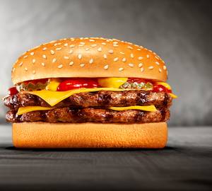 Double cheese burger