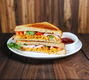 Paneer taka-tak sandwich
