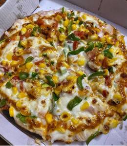 Loaded Corn Capsicum Cheese Pizza [8 Inches]