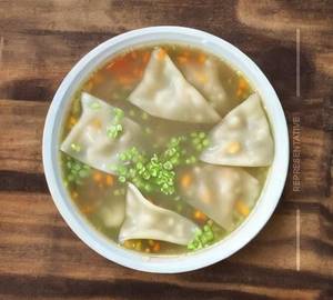 Veg Wonton Soup