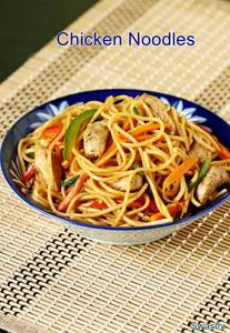 Garlic chicken noodles