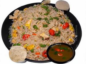 Double Egg Chicken Fried Rice