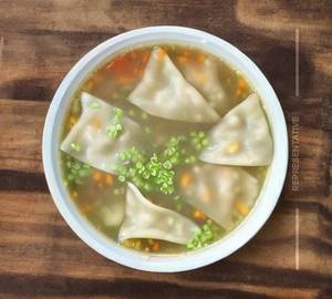 Veg Wonton Soup