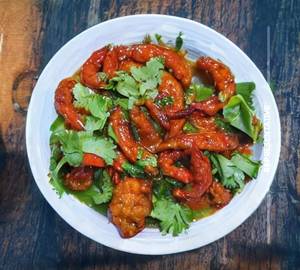 Prawn chilli dry
