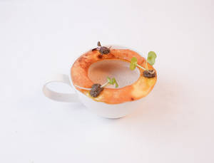 Mushroom Cappuccino Olive Tapenade Soup