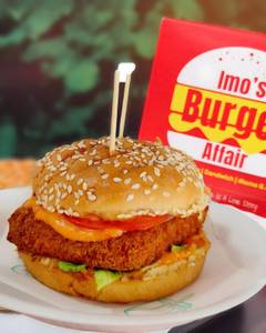Crispy paneer burger