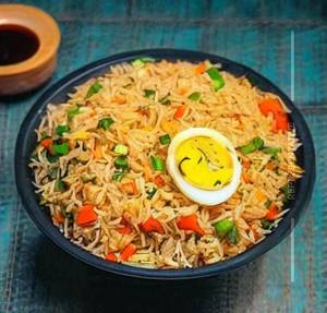 Schezwan Egg Fried Rice