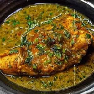 Fish in Garlic Butter Sauce