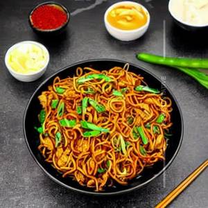 Chicken Garlic Fried Noodles