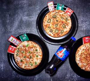 3 Pizza Cold Drink Combo