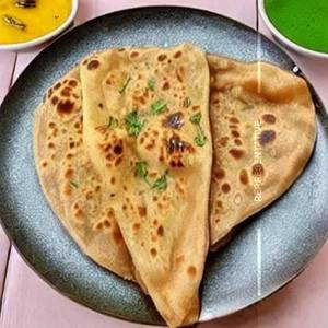 2Pyaza Paratha vth  Sabji