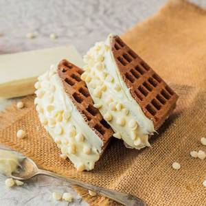 Belgian White Chocolate Waffle   