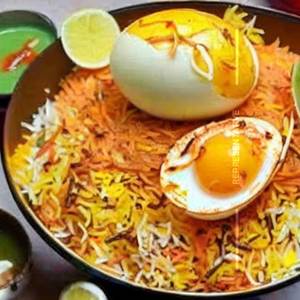 Egg Biryani (half)