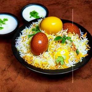 Egg Hydrabadri Biryani