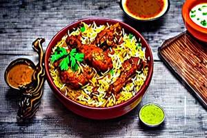 Chicken hyderabad biryani