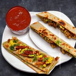 Shawarma Roll Paratha